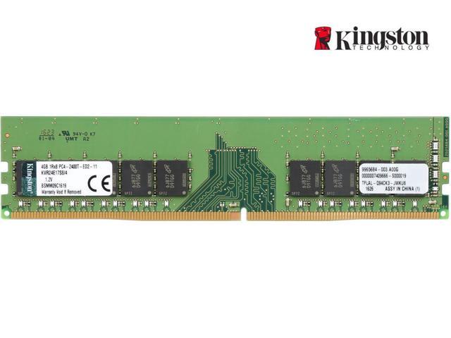 Kingston ValueRAM 4GB (1 x 4GB) DDR4 2400 RAM (Server Memory) ECC DIMM (288-Pin) KVR24E17S8/4