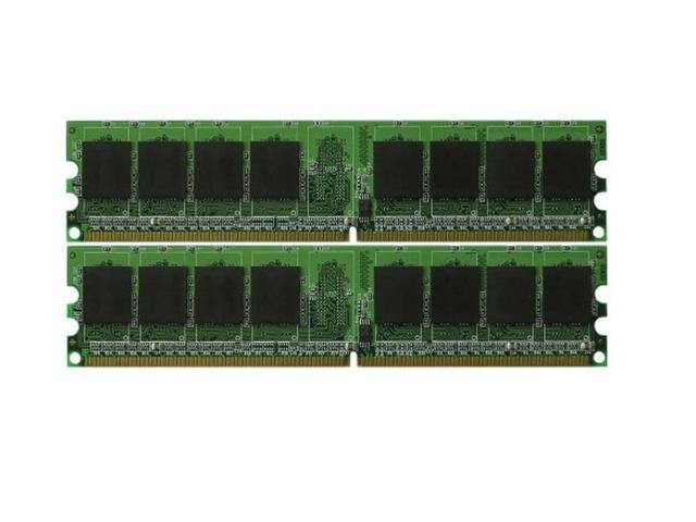 new! 4gb pc2-6400 2 x 2gb ddr2 pc6400 800mhz low density desktop memory 4gb kit