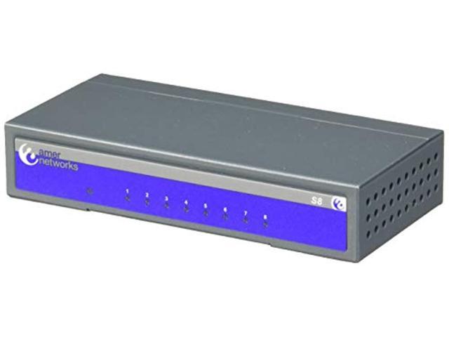 Amer Networks 8 Port 10/100Mbps Unamanged Desktop Ethernet Switch (S8)