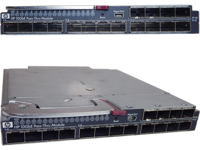 HP 504624-001 10Gbe Passthru Module Switch 16 X 10 Gigabit Sfp Plugin Module