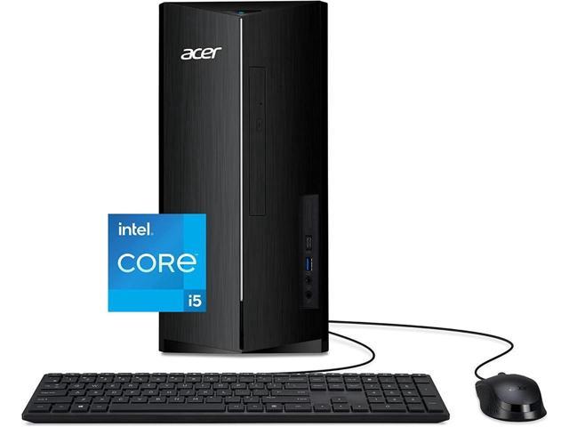 New Acer Aspire TC Desktop|12th Gen Intel Core i5-12400 6-Core Processor|8GB DDR4|1TB SSD + 1TB HDD Dual Drive|DVD-RW|Wi-Fi AX|Bluetooth|Intel UHD Graphics|HDMI|Dual Monitor Capable|Windows 11 Pro