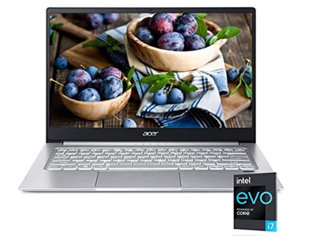 Acer Swift 3 Evo Thin  and  Light Laptop 2022, 14" FHD Display, Intel Core i7-1165G7, Intel Iris Xe Graphics, 8GB LPDDR4X, 512GB NVMe SSD, WiFi 6, Fingerprint Reader, Backlit KB Webcam