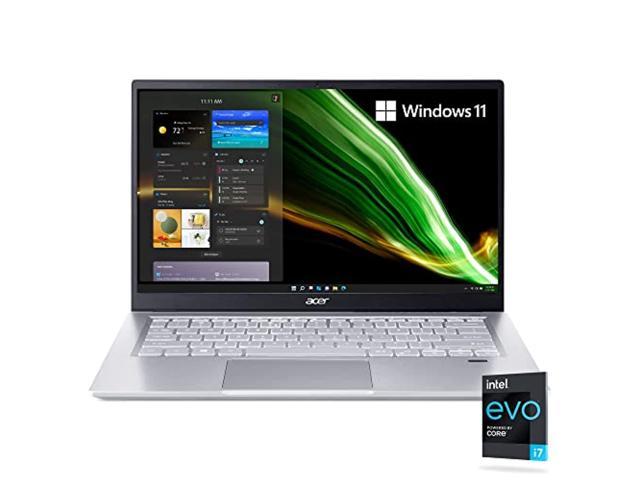 Acer Swift 3 Intel Evo Thin  and  Light Laptop | 14.0" Full HD IPS | Intel Core i7-1165G7 | Intel Iris Xe Graphics | 16GB LPDDR4X | 512GB NVMe SSD | WiFi 6 | Back-lit KB | Windows 11 Ho (NX.ABNAA.009)