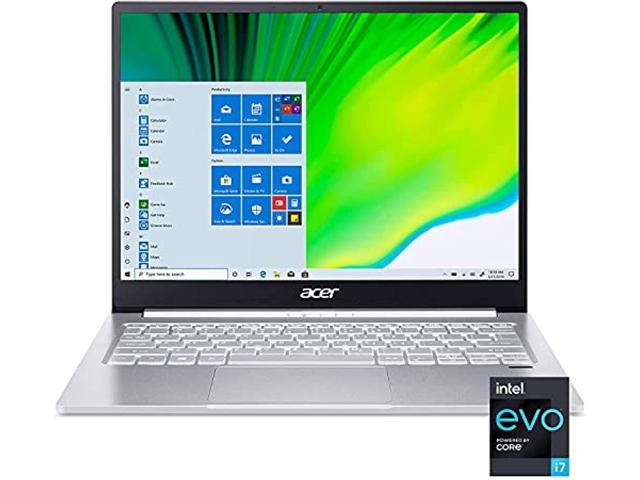 Acer Swift 3 Intel Evo Thin  and  Light Laptop, 13.5" 2256 x 1504 IPS, Intel Core i7-1165G7, Intel Iris Xe Graphics, 8GB LPDDR4X, 1TB NVMe SSD, Wi-Fi 6, Fingerprint Reader, Back-lit KB (AcerSwift3)