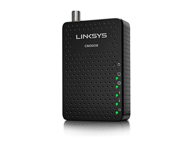 Linksys DOCSIS 3.0 8x4 Cable Modem Certified with Comcast Xfinity, Spectrum, Cox (CM3008) (CM3008)