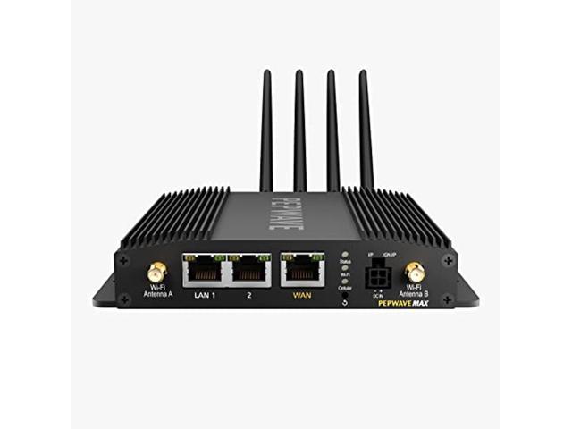 Peplink MAX BR1 Pro [CAT 20] | LTE-A Pro Modem with Redundant SIM Slots | Wi-Fi 6 | GPS Receiver| Drop-in Mode, Load Balancing/Failover, Ignition Sensing | MAX-BR1-PRO-GLTE-S-T-PRM