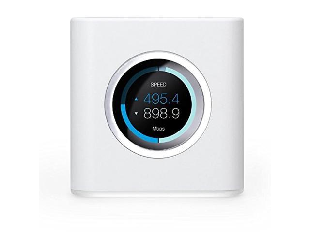 AmpliFi HD WiFi Router by Ubiquiti Labs, Seamless Whole Home Wireless Internet Coverage, HD WiFi Router with Touchscreen Display, 4 Gigabit Ethernet, 1 WAN Port, Ethernet Cable, Expandable Mes (AFI-R)