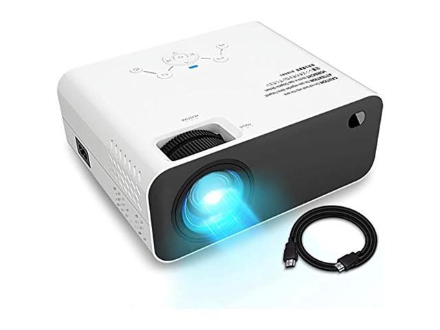 Mini Projector,Waygoal Portable Projector Supported 1080P Outdoor Movie Projector with 60000 Hours LED Lamp Life,200" Big Screen Display Compatible with HDMI,VGA,USB,AV,Laptop,Smartphone