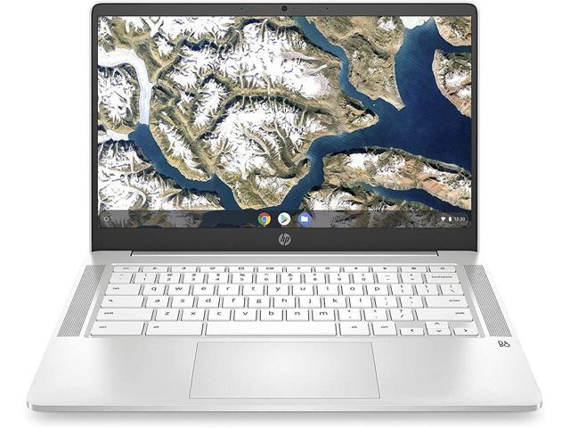 HP 14 Chromebook Laptop Computer 14" HD SVA Anti-Glare Display Intel Celeron N4000 Processor 4GB DDR4 32GB eMMC B&O Backlit Keyboard WiFi Webcam Chrome OS (White)