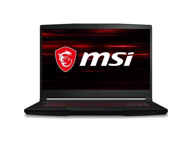MSI GF63 Thin 15 Gaming Laptop 15.6" FHD IPS Display Intel Quad-Core i5-10300H 16GB DDR4 512GB SSD GeForce GTX 1650 Max-Q 4GB Backlit Keyboard Nahimic 3 Hi-Res Audio USB-C HDMI WiFi6 Win 10 Black