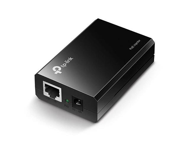 802.3af Gigabit PoE Injector | Convert Non-PoE to PoE Adapter | Auto Detects the Required Power, up to 15.4W | Plug & Play | Distance Up to 100 meters (328 ft.) | Black (TL-PoE150S)