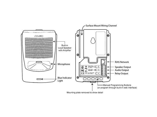 8180 IP Paging and SIP Loud Ringer Audio Alerter