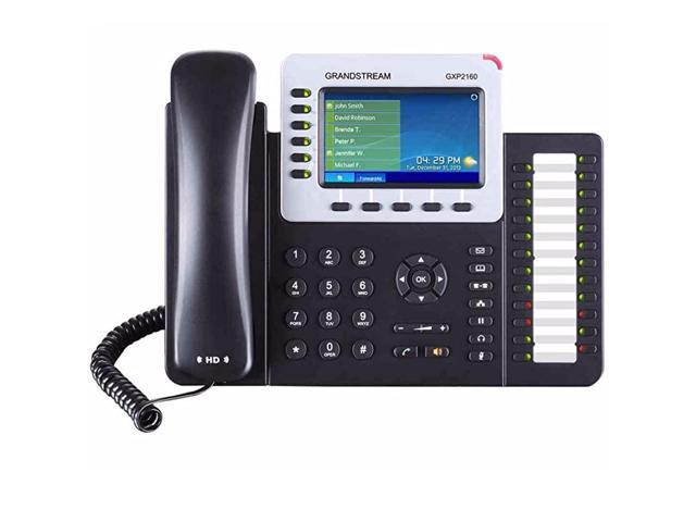 GSGXP2160 Enterprise IP Telephone VoIP Phone and Device Black