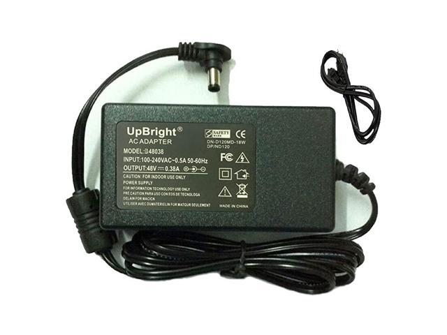 48V ACDC Adapter for Polycom PSC18U480 PSA15A480P IP Phone VVX 300 301 310 311 400 401 410 411 500 511 550 600 601 SoundPoint 220017671001 SoundStation IP 5000 6000 560 670 Avaya 1692