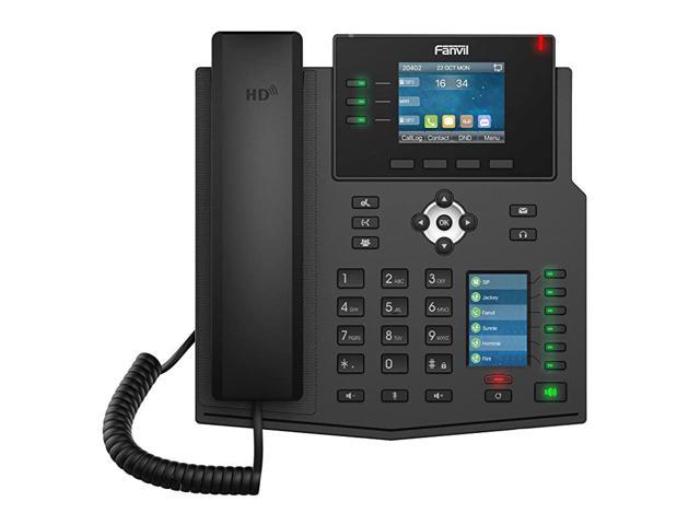 X4U Gigabit SIP Enterprise Desktop Phone with DualColor LCD Display
