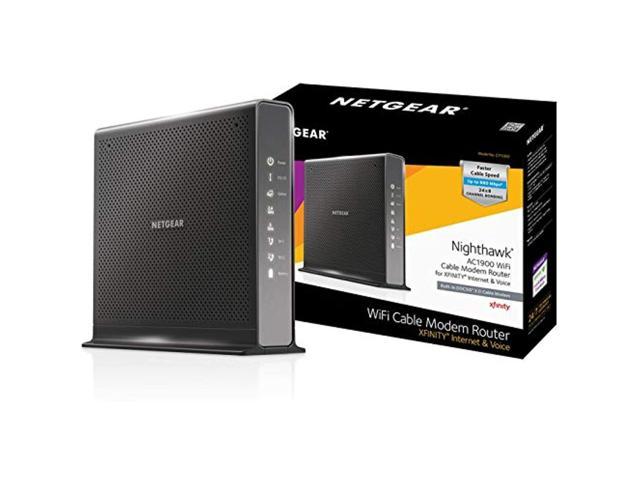 Nighthawk Ac1900 (24X8) Docsis 3.0 Wifi Cable Modem Router Combo For Xfinity Internet & Voice (C7100v) Ideal For Xfinity Internet And Voice Services (Renewed)