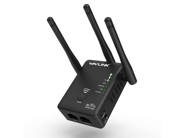 AC750 Dual-band WiFi Range Extender, AP/Repeater/Router, 2.4 & 5GHz Dual Band WiFi Range Extender, WPS, 3 Antennas, LAN/Ethernet, Simple Setup