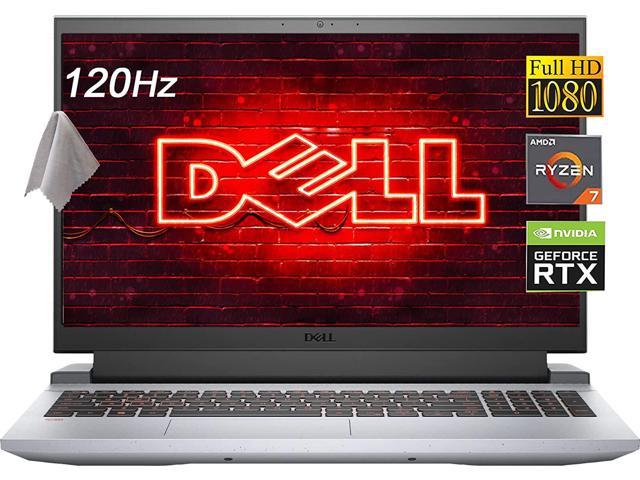Newest Dell Gaming Laptop, 15.6 inch FHD Display, AMD Ryzen 7 5800H (>i7-11800H), NVIDIA GeForce RTX 3050 Ti, 32GB DDR4, 1TB PCIe SSD, Backlit KB, Wi-Fi, Windows 11, JAWFOAL Accessories