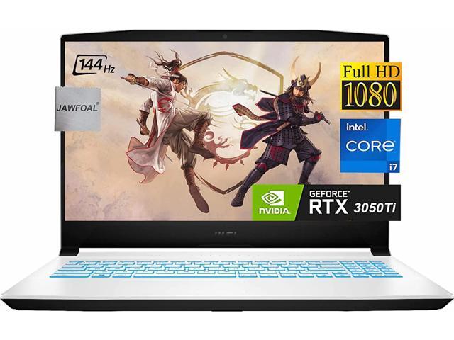 MSI Sword Gaming Laptop, 15.6 Inch FHD 144 Hz Refresh Rate, NVIDIA GeForce RTX 3050 Ti Graphics, Intel Core i7-11800H, 64GB RAM, 2TB PCIe SSD, Backlit KB, Windows 10, JAWFOAL Accessories
