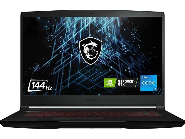 MSI GV15 15.6 Inch Gaming Laptop, 144Hz FHD Display, Intel Core i5-11400H, NVIDIA GeForce GTX 1650, 16GB RAM, 1TB NVMe SSD, Wi-Fi 6, Type-C, USB, Windows 11, Black, Cefesfy Accessory