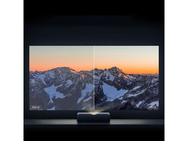 [EU Plug]Mijia 1S 4K CinemaProjector UST MIUI TV 2000 ANSI Lumens 150 inch ALPD 4K BT 4.0Projector