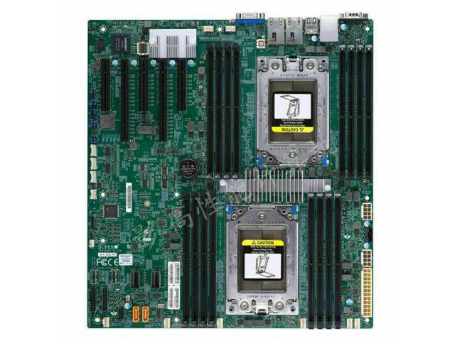 Supermicro H11DSi-NT Motherboard +AMD EPYC 7601 32 Cores CPU Up to 3.2GHz SP3 64 Threads L3 Cache 64MB Memory Type DDR4