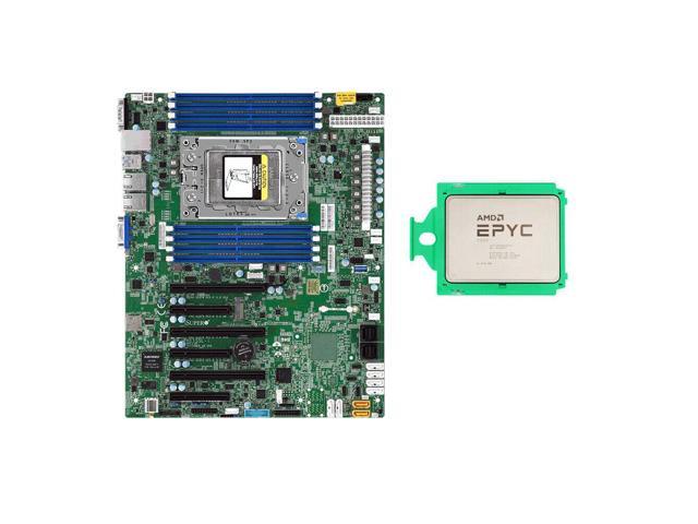 AMD EPYC 7532 CPU 32 Cores 64 Threads 256MB Up to 3.3 GHz 200W SP3 Socket Count
1P/2P + Supermicro H11SSL-i Mainboard REV 2.0 Motherboards Server