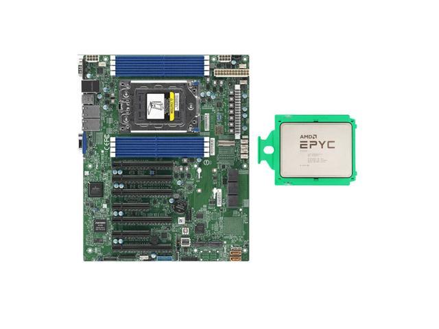 AMD EPYC 7H12 CPU + Supermicro H12SSL-i Motherboard , 64 Cores 2,6 GHz~3,3 GHz