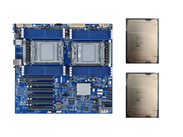 2x Intel Xeon Gold 6336y ES Cpu 24 cores 2.2Ghz+ GIGABYTE MD72-HB3 Motherboard