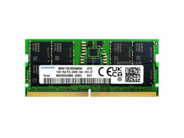 Samsung 1x16GB DDR5 4800MHz  262-Pin DDR5 SO-DIMM NON-ECC Notebook Memory Laptop Memory, M425R2GA3BB0-CQK