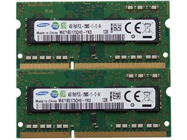 samsung ram memory 8gb kit (2 x 4gb) ddr3 pc3-12800,1600mhz for 2012 apple macbook pro's, imac's and 2011/2012 mac mini's
