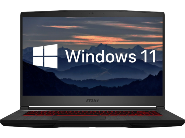 MSI GF65 Gaming Laptop, 15.6" FHD 144Hz Display, Intel Core i5-10500H, 32GB DDR4 Memory, 1TB PCIe SSD,  GeForce RTX 3060 graphics, Backlit Keyboard, Webcam, Type-C, HDMI, Windows 11 Home, Black