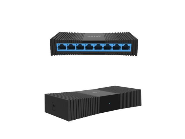 TP-Link TL-SG1008M 8-Port Gigabit Ethernet Unmanaged Network Switch, Desktop Switch for Home Enterprise, Plug Play, Fanless, Full Duplex, Traffic Optimization