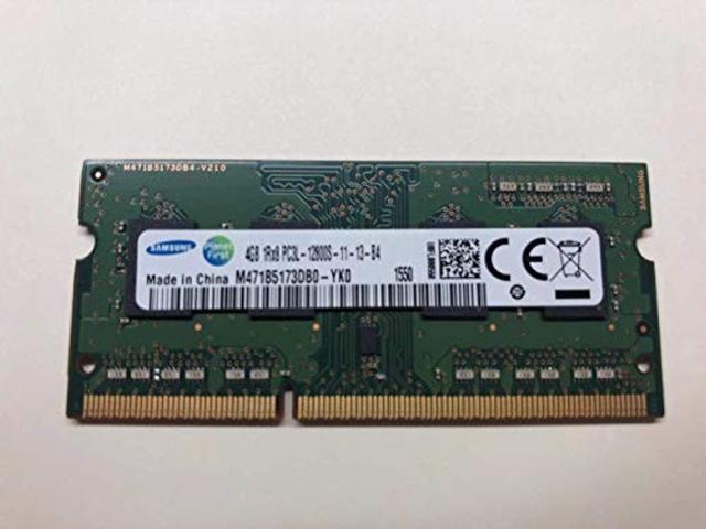 samsung m471b5173qh0-yk0 samsung 4gb 1rx8 pc3l-12800s,1600mhz, sodimm-204p (mx15gara-b6nd