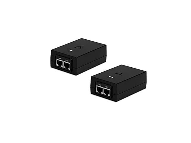 ubnt systems poe adapter 48v poe-48-24w-g with gigabit lan port (2-pack)