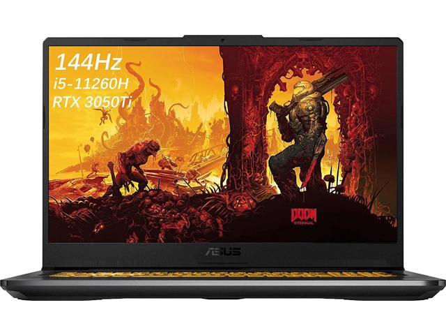 New ASUS TUF F17 Gaming Laptop 17.3" Full HD 144Hz IPS NVIDIA GeForce RTX 3050 Ti 4GB Intel i5-11260H 8GB DDR4 RAM 512GB SSD RGB Backlit Keyboard Windows 10 Pro