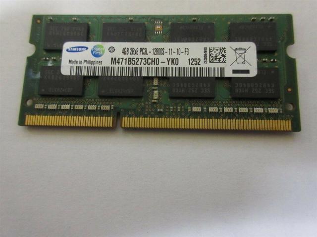 4Gb ( 1-Stick) Pc3-12800 Ddr3 1600 Laptop Memory Sodimm M471b5273ch0-Yk0