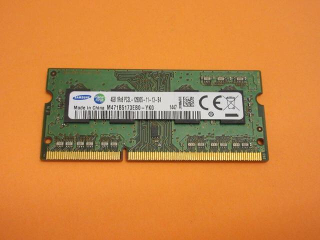 4Gb (1-Stick) Pc3-12800 Ddr3 1600 Laptop Sodimm Memory M471b5173eb0-Yk0
