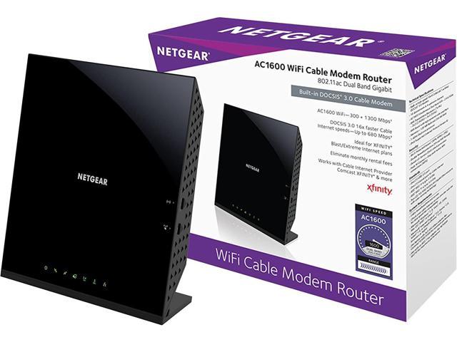(Renewed)NETGEAR C6250-100NAS AC1600 (16x4) WiFi Cable Modem Router Combo (C6250) DOCSIS 3.0 Certified for Xfinity Comcast, Time Warner Cable, Cox, More