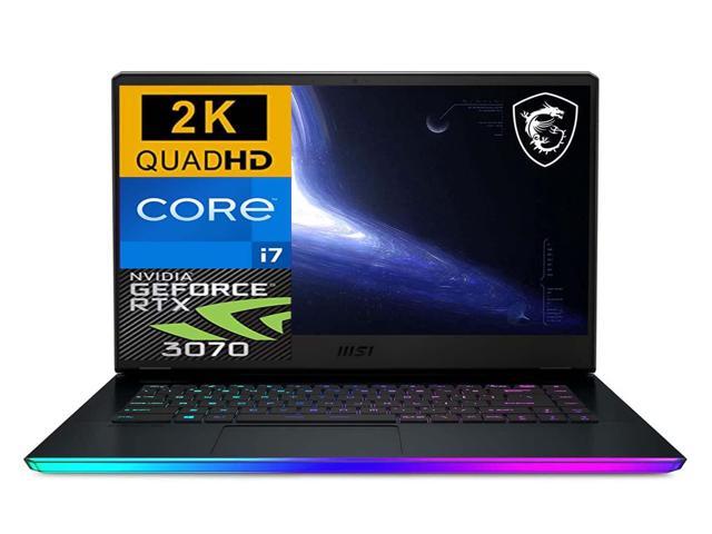 MSI GE66 Raider 15 Gaming Laptop, 11th Gen Intel i7-11800H 8 Cores, RTX 3070 8GB GDDR6, 32GB DDR4  2TB PCIeSSD, 15.6" 240Hz 2K Quad HD (2560x1440), Backlit KB Bluetooth 5.2 Win10 Pro