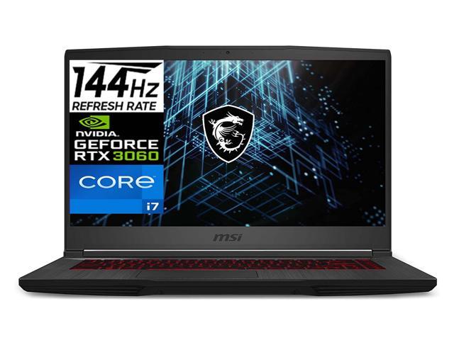 MSI GF65 Thin Gaming 15 Laptop, 10th Gen Intel Hexa-Core i7-10750H, GeForce RTX 3060 6GB, 32GB DDR4  1TB PCIe SSD, 15.6" FHD IPS 144Hz Display, Backlit Keyboard USB-C WiFi6 Win11