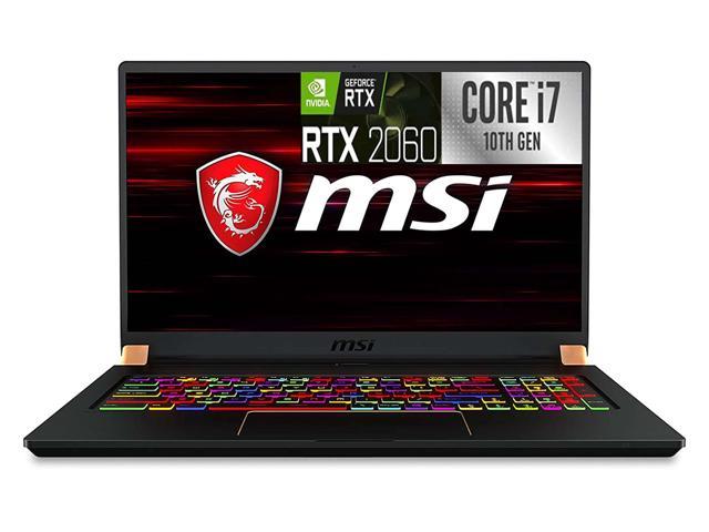MSI GS75 Gaming and Entertainment 17 Laptop, Intel i7-10875H 8-Core, RTX 2060 6GB GDDR6, 32GB DDR4  2TB PCIeSSD, 17.3" Full HD (1920x1080) 240Hz, RGB Backlit Bluetooth 5.1 Win11