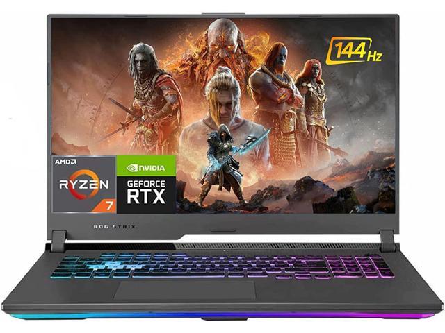 ASUS Flagship ROG Strix G17 Gaming Laptop, AMD Octa-Core Ryzen 7 4800H, VR Ready GeForce RTX 3060 6GB, 16GB DDR4  512GB PCIe SSD, 17.3 FHD 144HZ IPS LED, RGB Backlit Keyboard, Wifi 6, HDMI, Win10 Pro