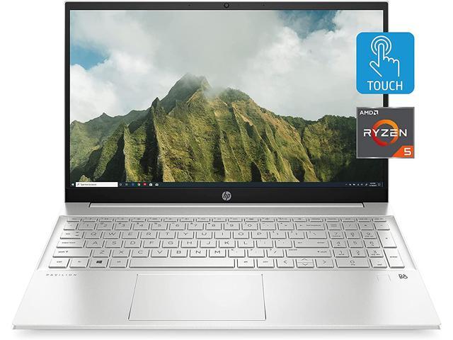 HP Pavilion 15.6  Performance Laptop, 15.6 HD Touchscreen, AMD Ryzen 5 5500U up to 4.0 GHz (Beats i7-11370H), 64GB DDR4  2TB PCIe SSD,  Windows 11 Pro, Webcam Bluetooth, HDMI, Win11 Pro