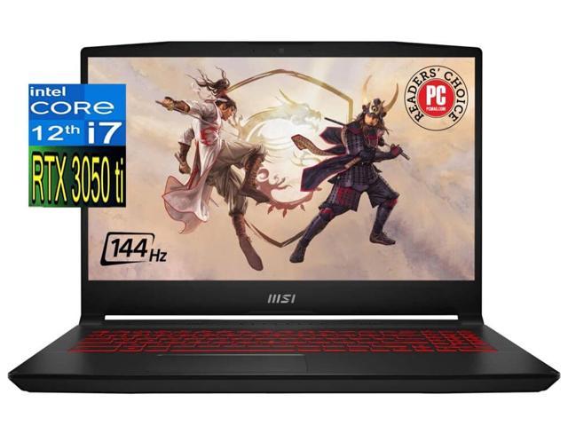 MSI Katana GF66 15 Gaming Laptop, 15.6" 144Hz FHD display,  Intel Core i7-12650H RTX 3050 Ti, 32GB DDR4  2TB PCIe SSD, Type-C, Red keyboard with Anti-Ghost key, Cooler Boost 5, Win10 Pro