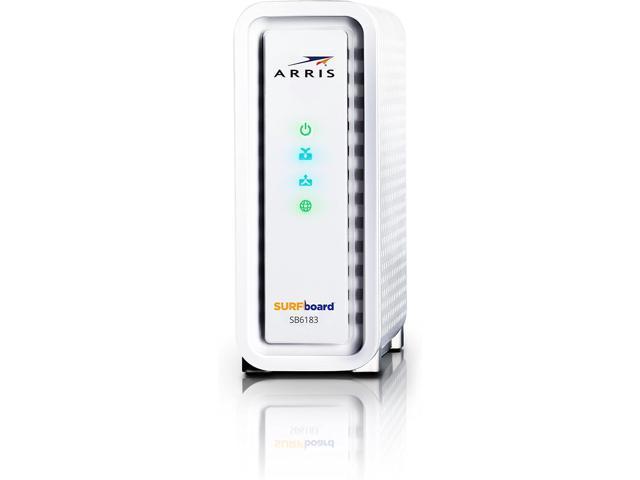 ARRIS SURFboard SB6183-RB DOCSIS 3.0 16x4 Cable Modem| Approved on Xfinity, Cox, Spectrum and most Docsis Cable Internet Providers| Plans up to 400 Mbps