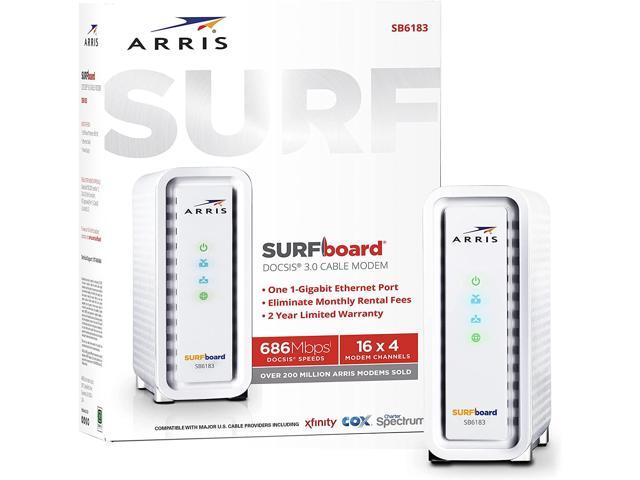 ARRIS® Surfboard® SB6183 Cable Modem, White