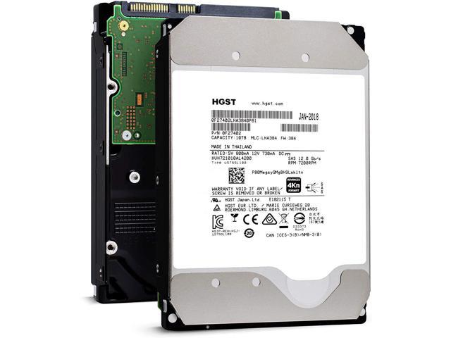 LOT OF 5 HGST Ultrastar He10 10TB 7200 RPM 4Kn SAS 12Gb/s 256MB Cache 3.5-Inch ISE Enterprise Hard Drive