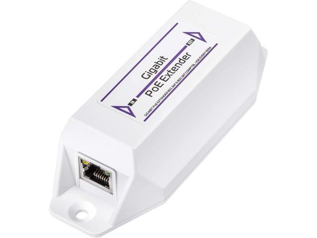 Cudy POE10 Gigabit PoE Extender, 10/100/1000Mbps, 1 Channel PoE Repeater, PoE Amplifier, PoE Booster, Wall-Mount, Comply with IEEE 802.3at / 802.3af, Not Support Passive PoE, Plug and Play