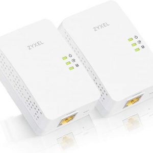 1300 Mbps Powerline Ethernet Adapter-Ideal for smart TVs and playing on-line games – For 4K streaming and lag free gaming – Pack of 2 [PLA5405v2]